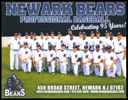 2011 Newark Bears Team Photo 1 Newark Bears